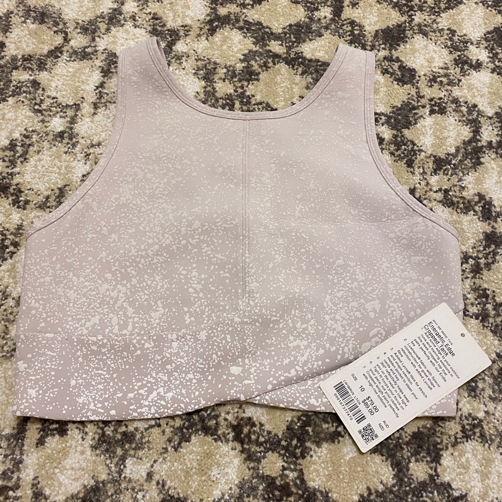 Lululemon Energetic Edge Cropped Tank